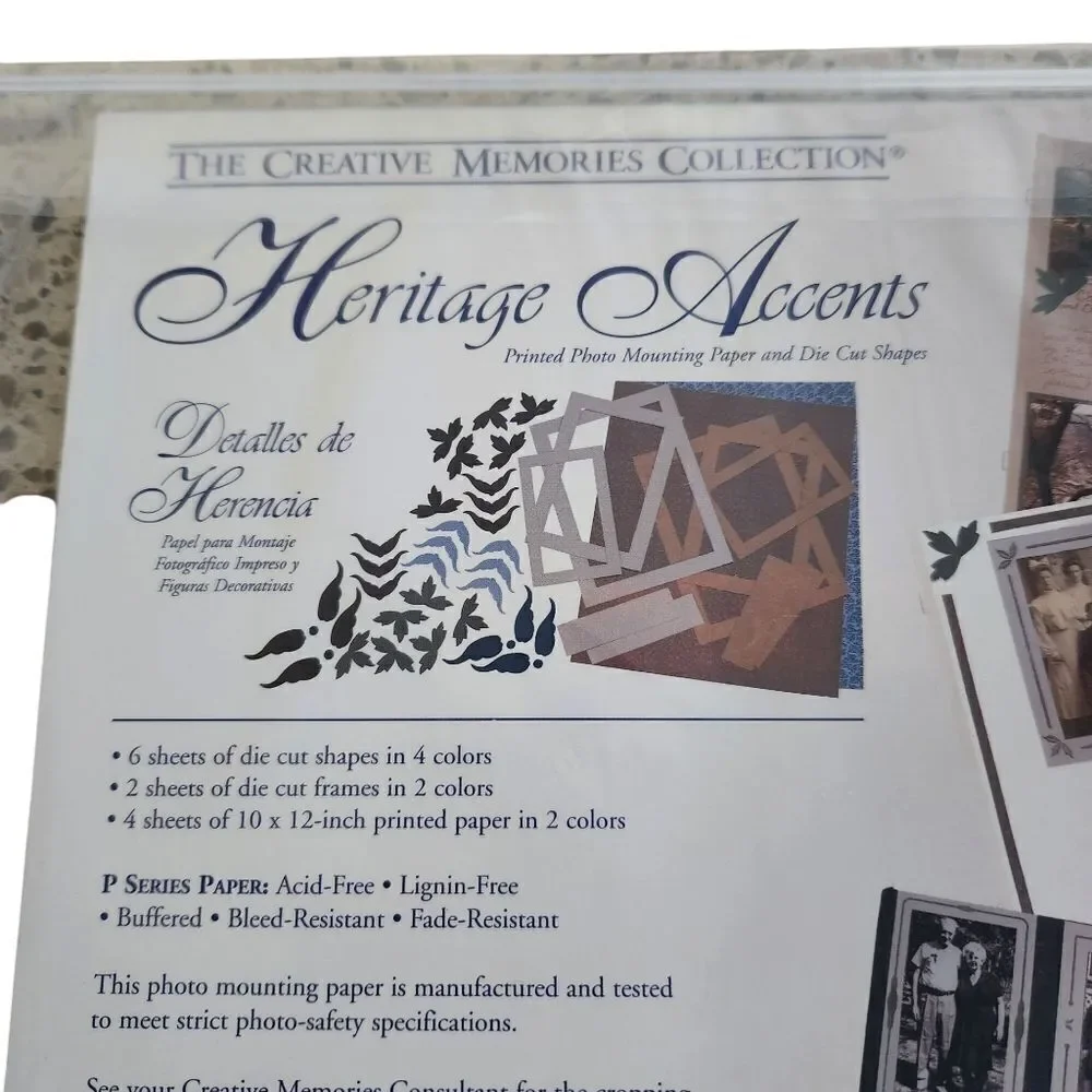 Creative Memories Scrapbook Paper and Photo Mounting Sets Bundle Crafting
